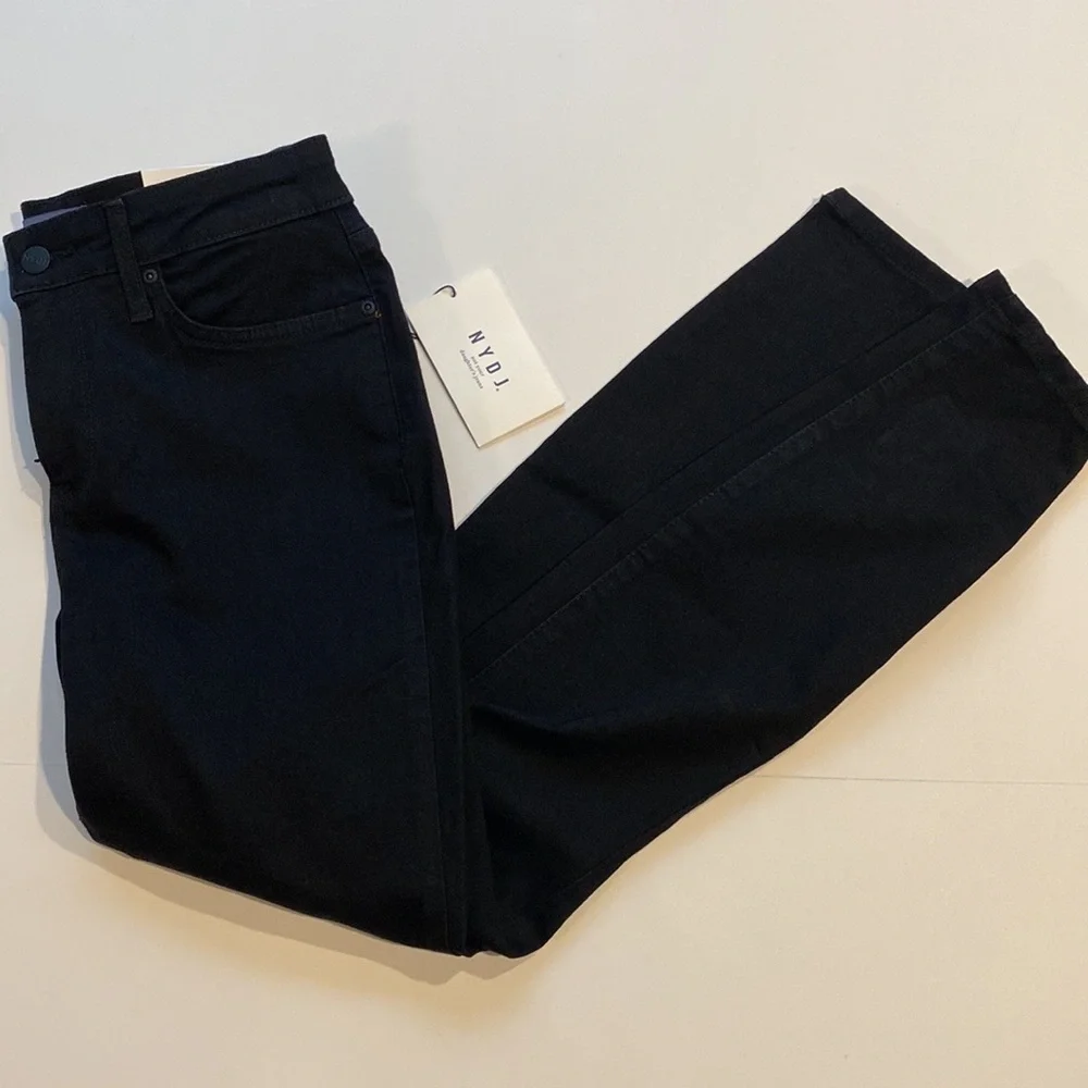 NYDJ SZ 10 Black Denim Skinny Jeans New D31 - Picture 8 of 16